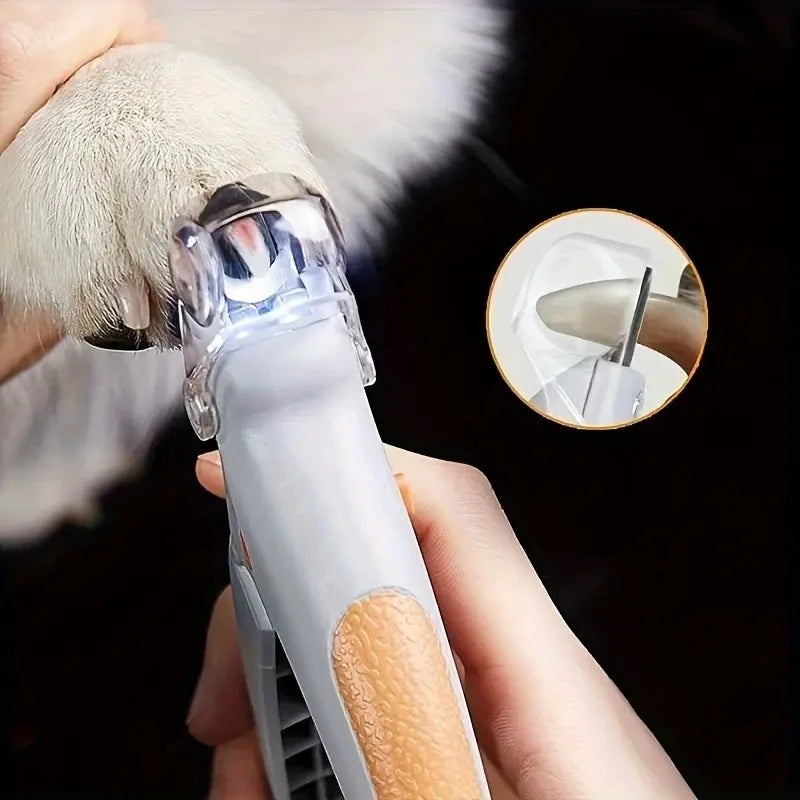 CORTADOR DE UNHAS ILUMINADO LED PARA CÃES E GATOS