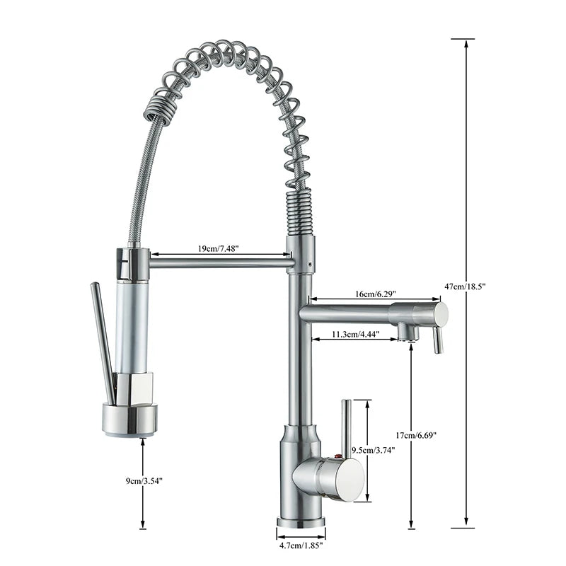 Torneira de Cozinha, Design Moderno, Agua Quente e Fria, Rotação 360