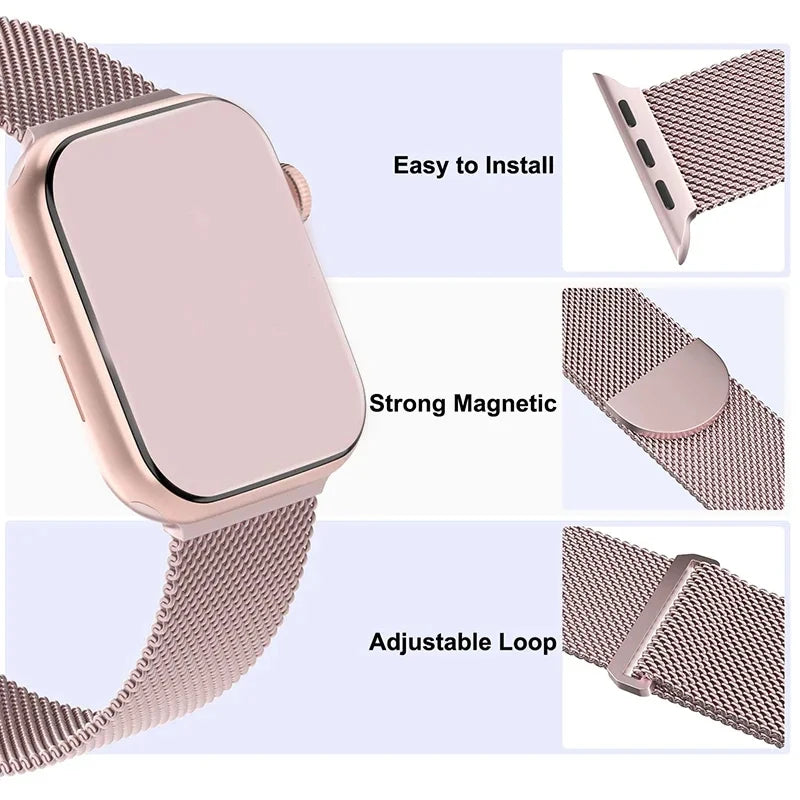 Milanese Metal Pulseira para AppleWatch Ultra